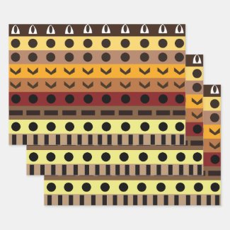 Colorful Tribal Deco Art Pattern