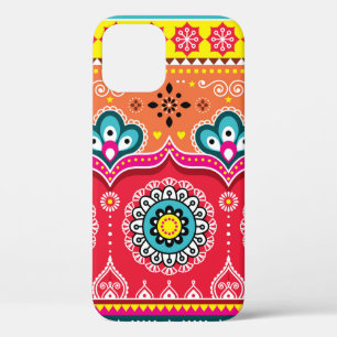 Colorful tribal ethnic seamless pattern iPhone 12 case
