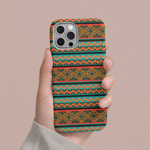 Colorful Tribal Geometric iPhone Case – Boho Chic
