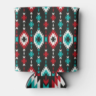 Colorful tribal: geometric seamless pattern. can cooler
