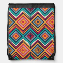 Colorful tribal pattern