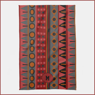Colorful Tribal Pattern Kitchen Towel