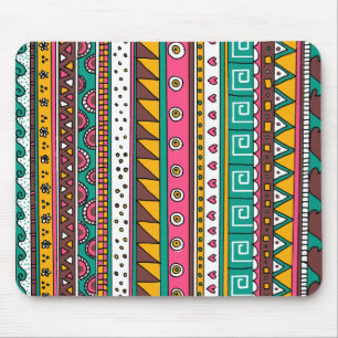 Colorful Tribal pattern Mouse Pad