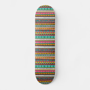 Colorful Tribal pattern Skateboard