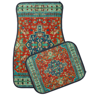 Colorful Tribal Rug Motive