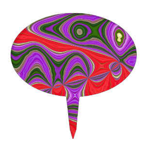 Colorful Trip Cake Topper