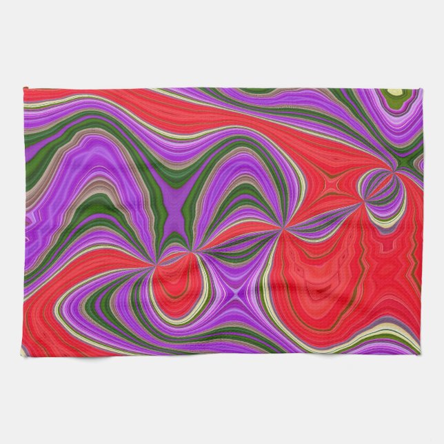 Colorful Trip Kitchen Towel (Horizontal)