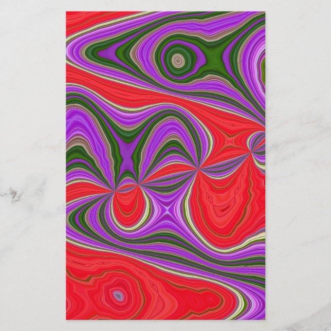 Colorful Trip Stationery (Front)