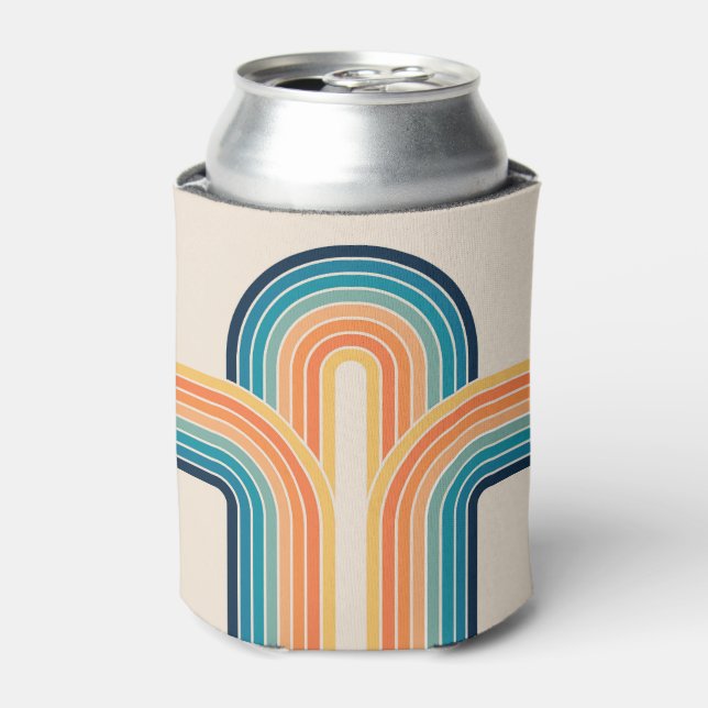 Colorful triple retro arches can cooler (Can Front)