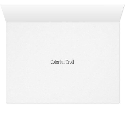 Colorful Troll (Inside Horizontal (Bottom))