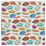 Colorful Tropical Aquarium Fish Fabric
