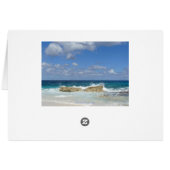 Colorful Tropical Bahamas Beach Bar & Grill (Back Horizontal)