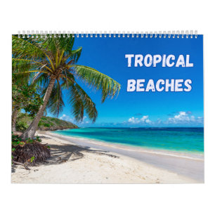 Colorful Tropical Beaches  Calendar