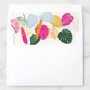 Colorful Tropical  Envelope Liner