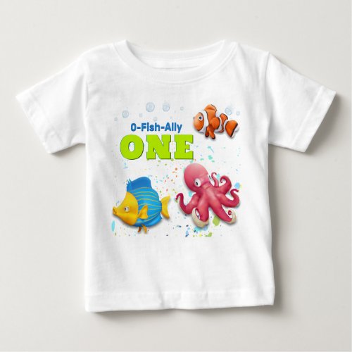 Colorful Tropical Fish Kids Baby T_Shirt