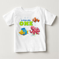 Colorful Tropical Fish Kids First Birthday