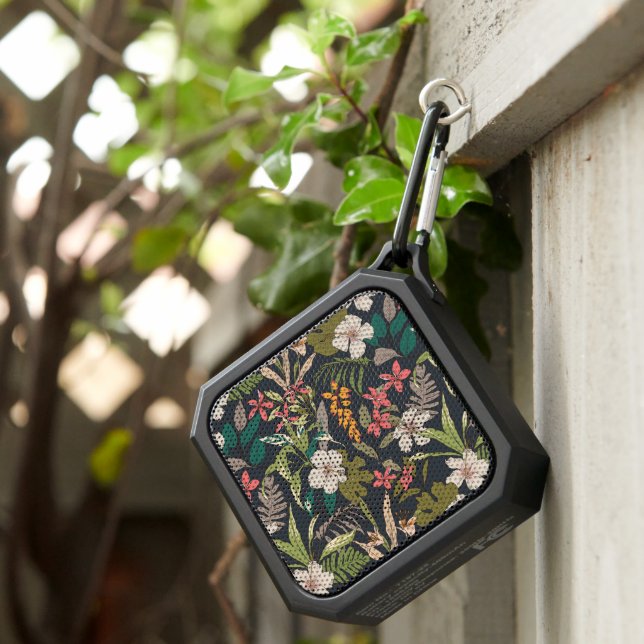Colorful Tropical Flower Pattern Bluetooth Speaker (Inisitu)