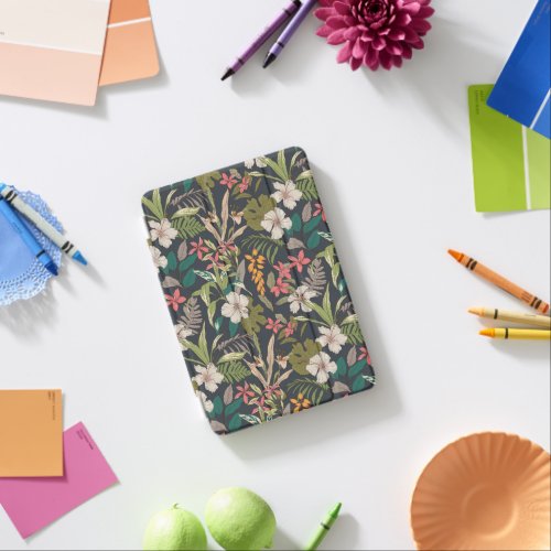 Colorful Tropical Flower Pattern iPad Mini Cover