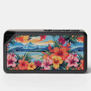Colorful Tropical Flowers & Landscape Bluetooth Speaker