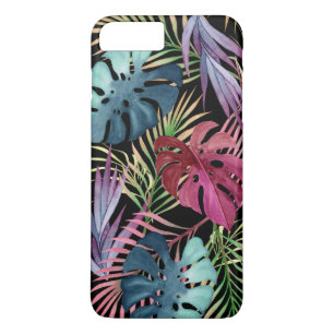 Colorful Tropical Foliage Botanical Pattern iPhone 8 Plus/7 Plus Case