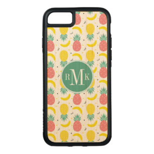 Colorful Tropical Fruit Pattern Carved iPhone 8/7 Case
