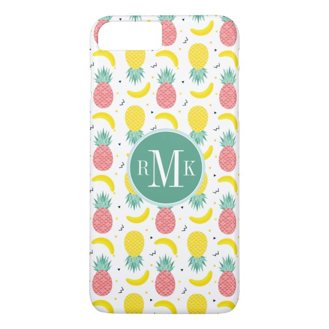 Colorful Tropical Fruit Pattern Case-Mate iPhone Case (Back)