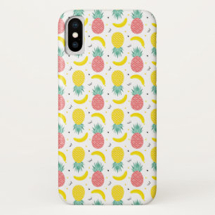 Colorful Tropical Fruit Pattern iPhone X Case