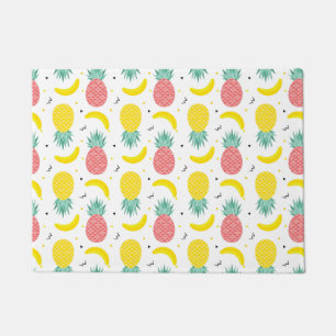 Colorful Tropical Fruit Pattern Doormat