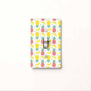 Colorful Tropical Fruit Pattern Light Switch Cover