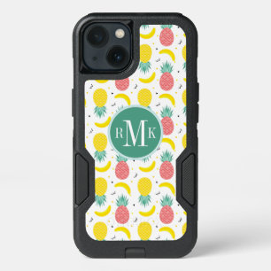 Colorful Tropical Fruit Pattern iPhone 13 Case