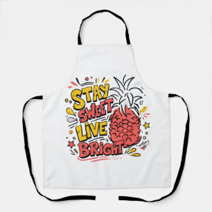 Colorful Tropical Kitchen Apron