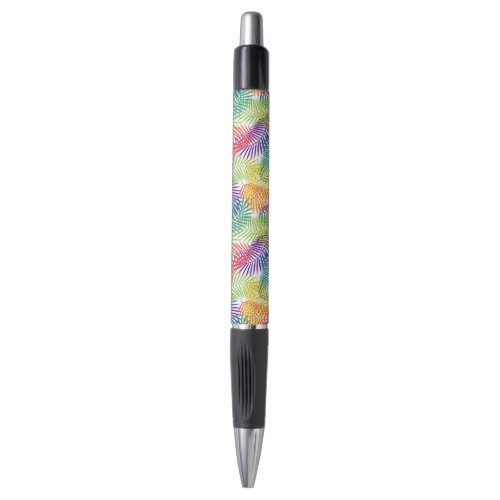 Colorful Tropical Leafs Pattern Pen