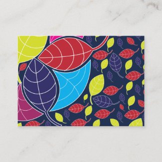 Colorful Tropical Leaves Nature Pattern