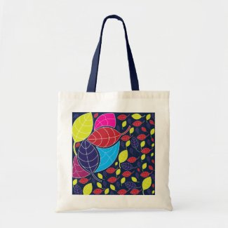 Colorful Tropical Leaves Nature Pattern 