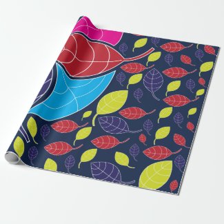 Colorful Tropical Leaves Nature Pattern