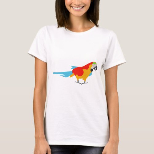 Colorful Tropical Macaw  T_Shirt