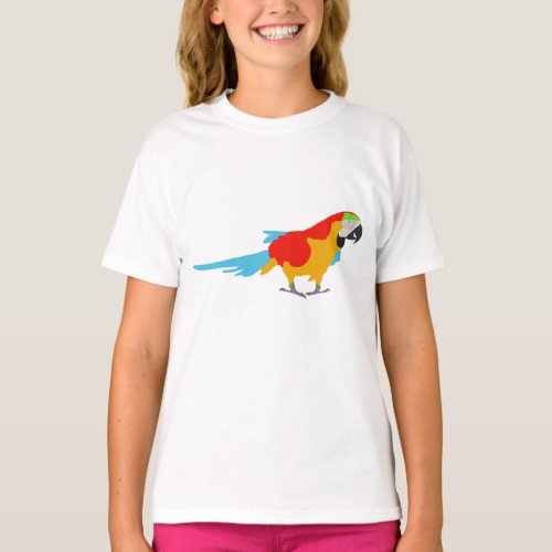 Colorful Tropical Macaw T_Shirt