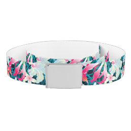 Colorful Tropical Pattern Belt