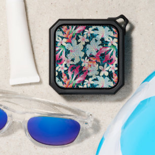 Colorful Tropical Pattern Bluetooth Speaker