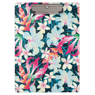 Colorful Tropical Pattern Clipboard