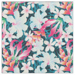Colorful Tropical Pattern Fabric