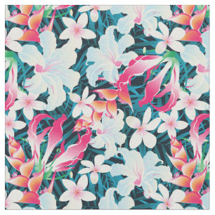 Colorful Tropical Pattern Fabric