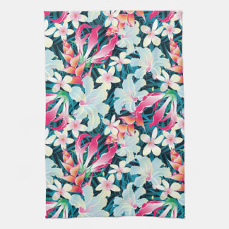 Colorful Tropical Pattern Kitchen Towel