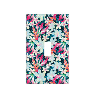Colorful Tropical Pattern Light Switch Cover