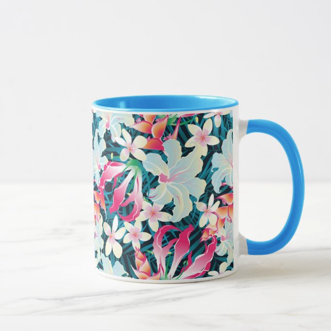 Colorful Tropical Pattern Mug (Right)
