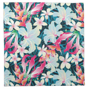 Colorful Tropical Pattern Napkin