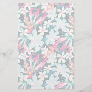 Colorful Tropical Pattern Stationery