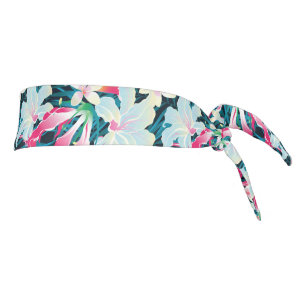 Colorful Tropical Pattern Tie Headband