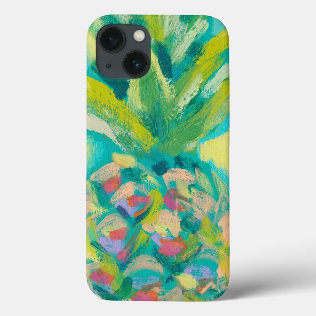 Colorful Tropical Pineapple Case-Mate iPhone Case (Back)
