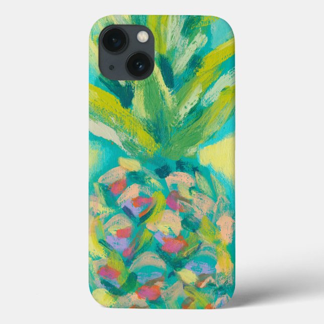 Colorful Tropical Pineapple Case-Mate iPhone Case (Back)